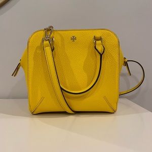 Tory Burch yellow crossbody handbag